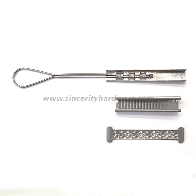 1-2 Pair Stainless Steel Drop Wire Clamp With Serrated Shim