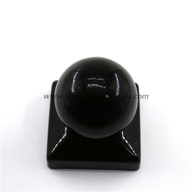 SHPCPCB-01: 71mmx71mm Decorative Removable Powder Coated Steel Fence Post Cap