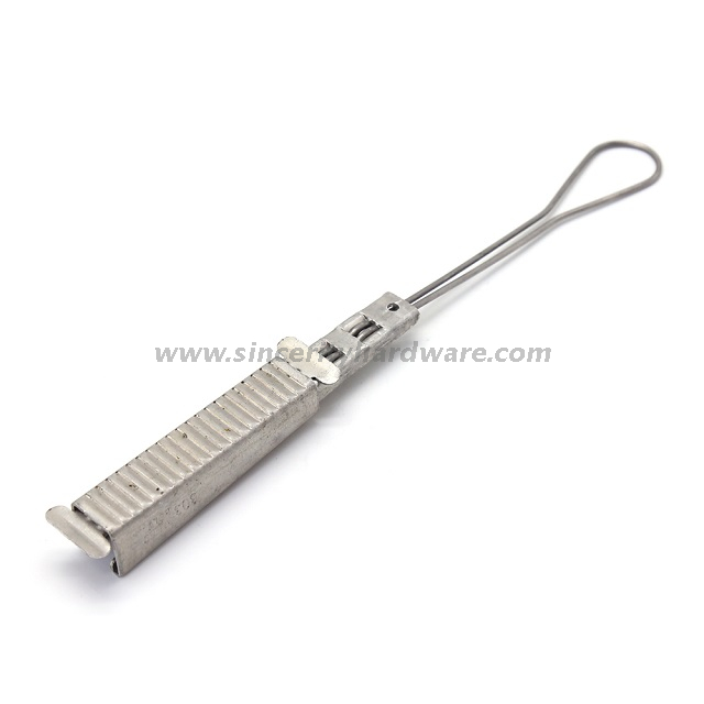 1-2 Pair Aluminum Drop Wire Clamp with Serrated Shim