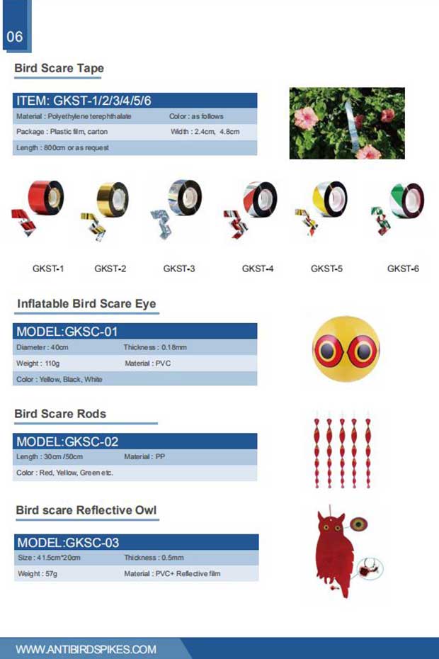 Bird Deterrent Professional Building / Pole Line Hardware, Bird Control ManufactureCrown